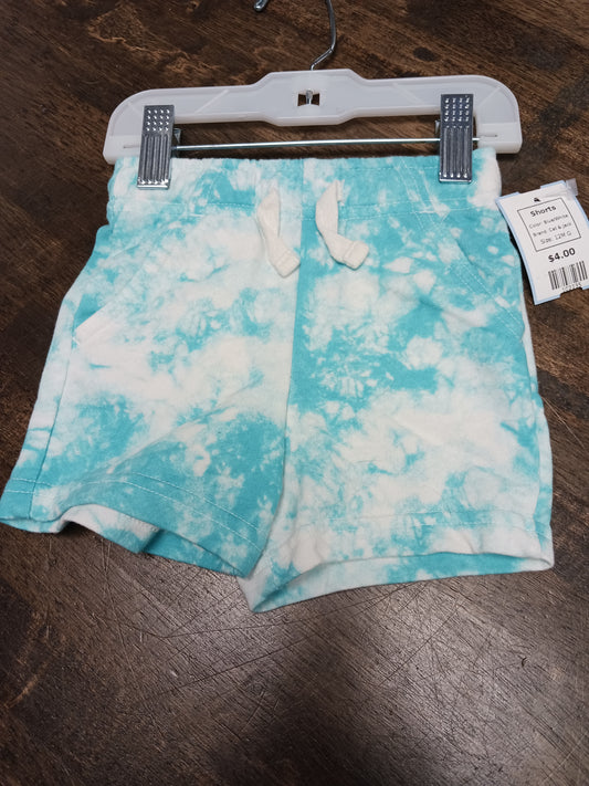 Blue/White Cat & Jack Shorts, 12M G