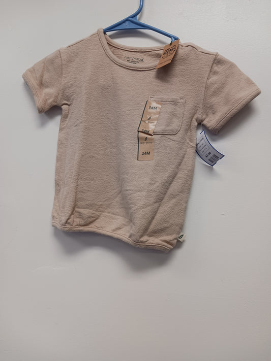 tan Easy Peasy Pocket shirt, 2T G