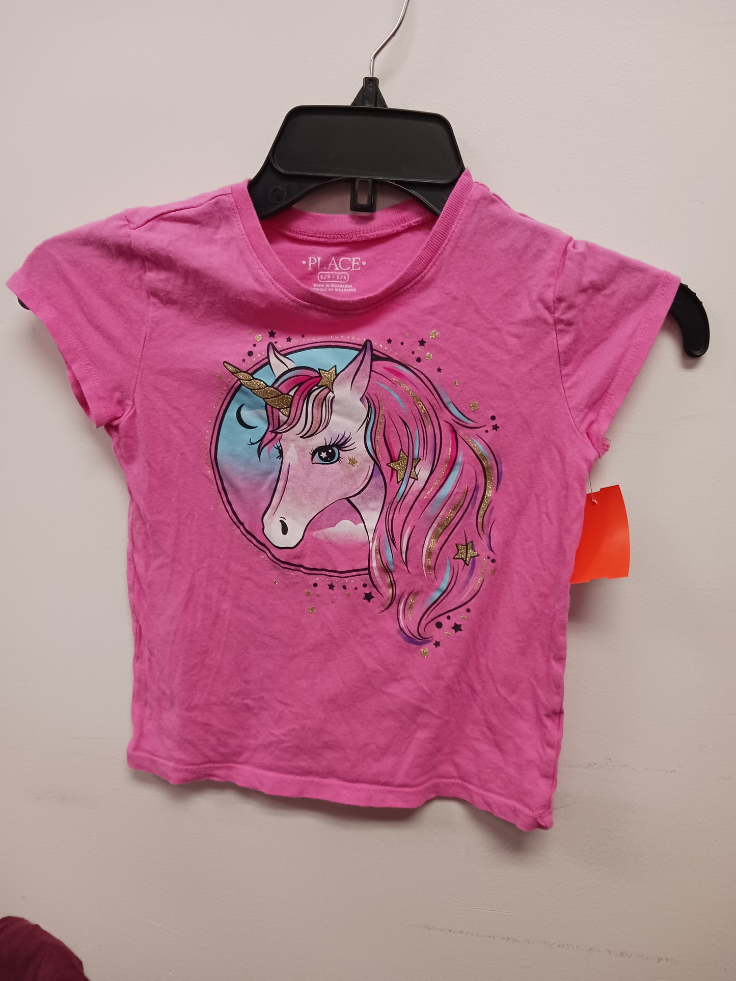 Grey Unicorn Childrens Place Shirt, 5/6 G
