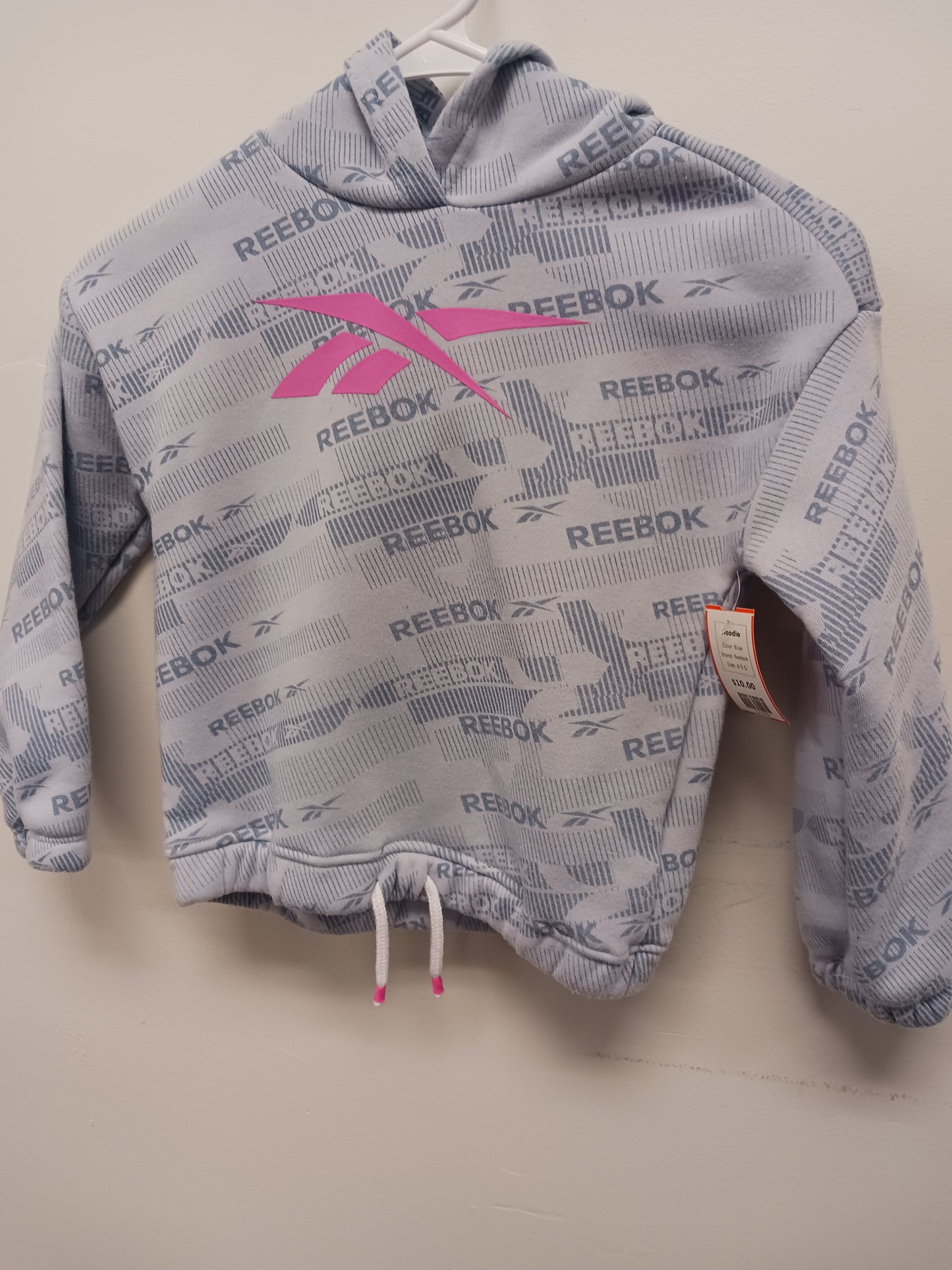 Blue Reebok Hoodie, 4-5 G