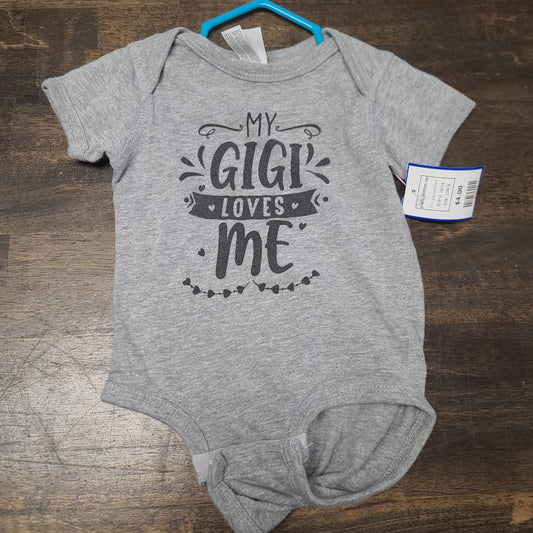 grey rabbit skins onesie gigi loves me, 12M B