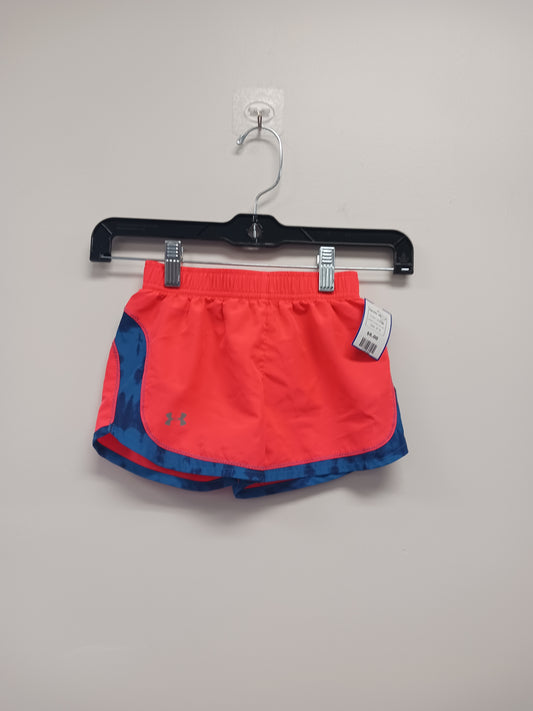 orange Under Armour Sports shorts, 4T B
