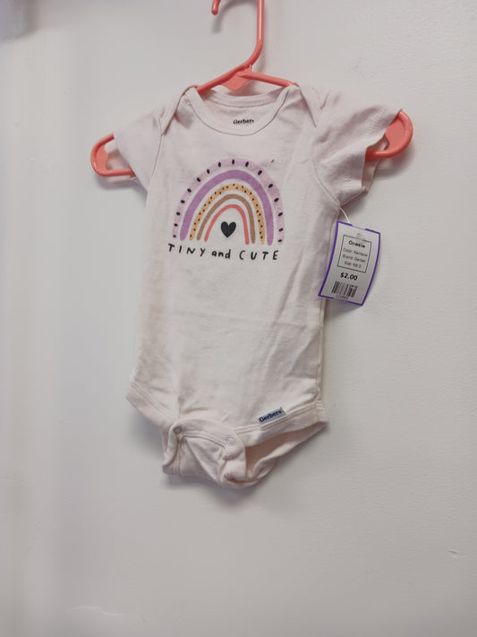 Rainbow Gerber Onesie, NB G