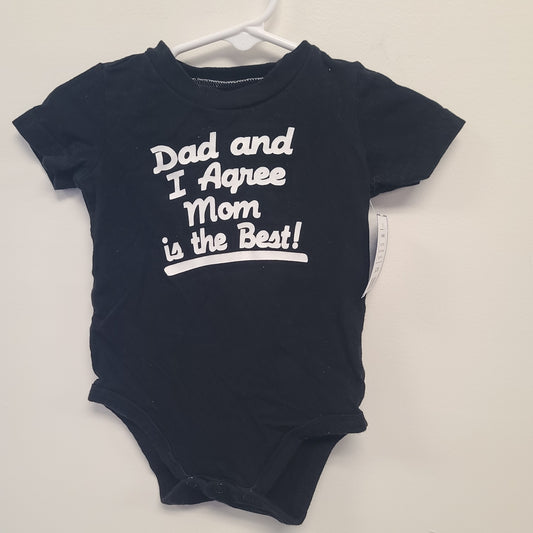 Black Okie Dokie Onesie, 6M B