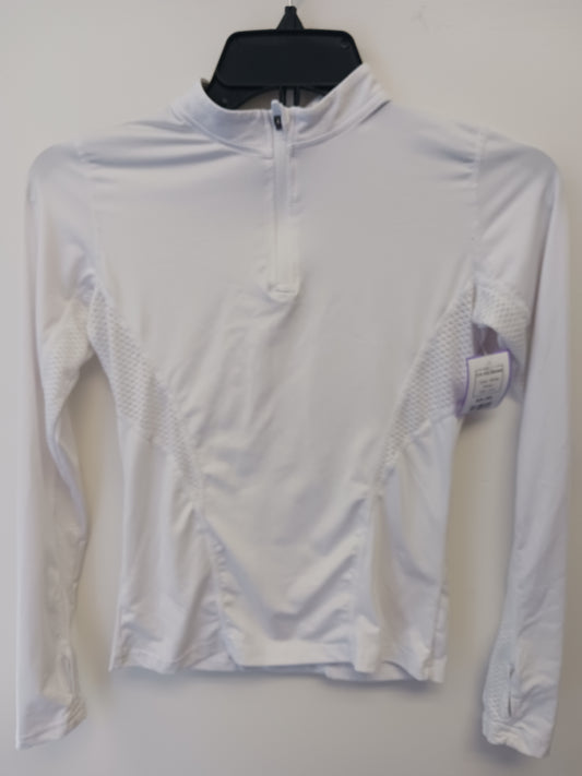 White  1/4 Zip Jacket, 10 G