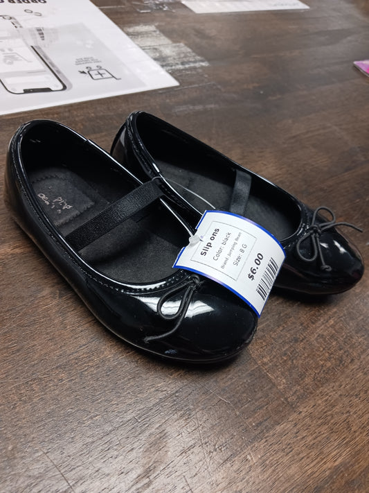 black Jumping Bean Slip ons, 8 G