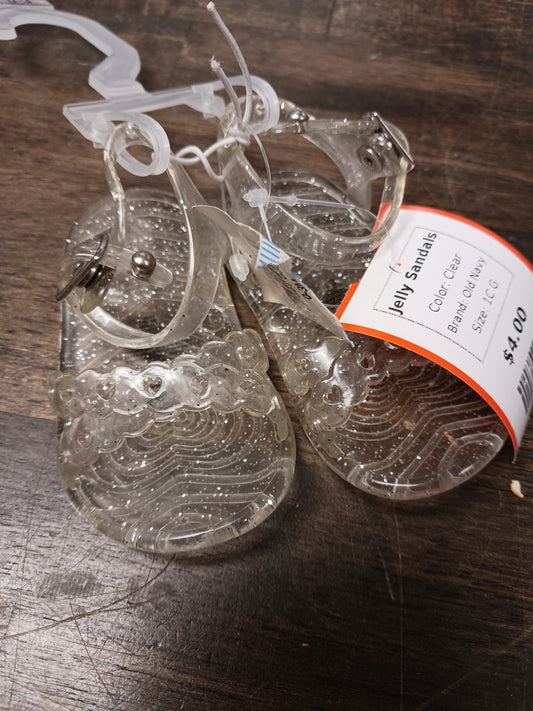 Clear Old Navy Jelly Sandals, 1C G