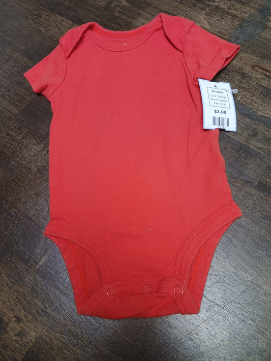 Orange Carters Onesie, 3M B
