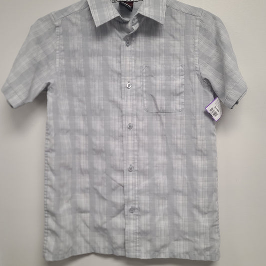 Grey/White Tony Hawk Button Up, 8 B