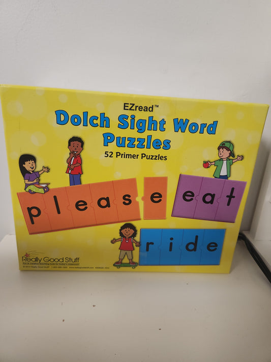 EZ Read Dolch Sight Word Puzzles