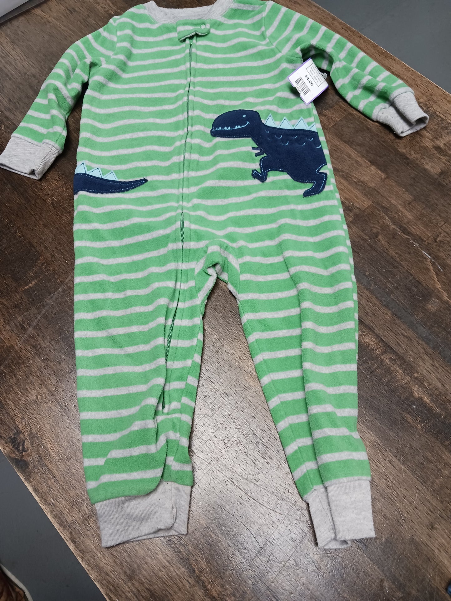 Green Dino Carters Sleeper, 18M B