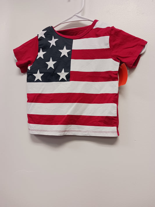 Red/White/Blue Flag Childrens Place Shirt, 18M B