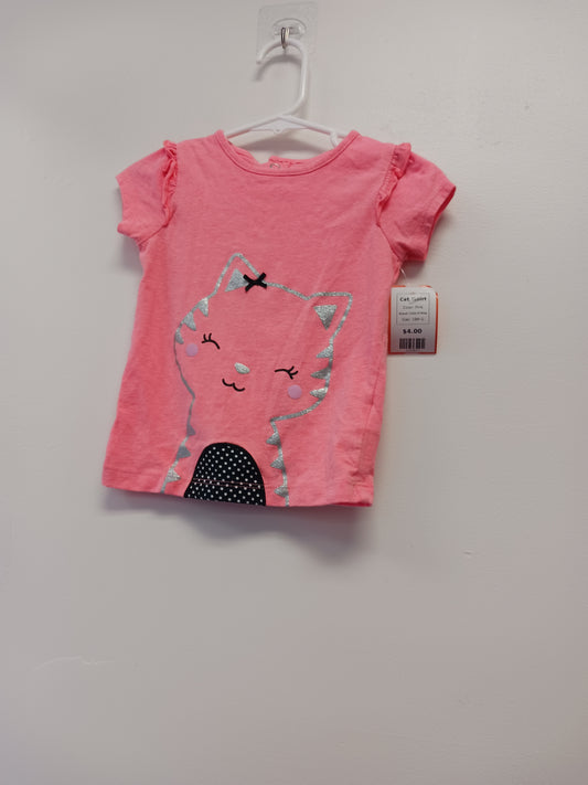 Pink Child of Mine Cat Tshirt, 18M G