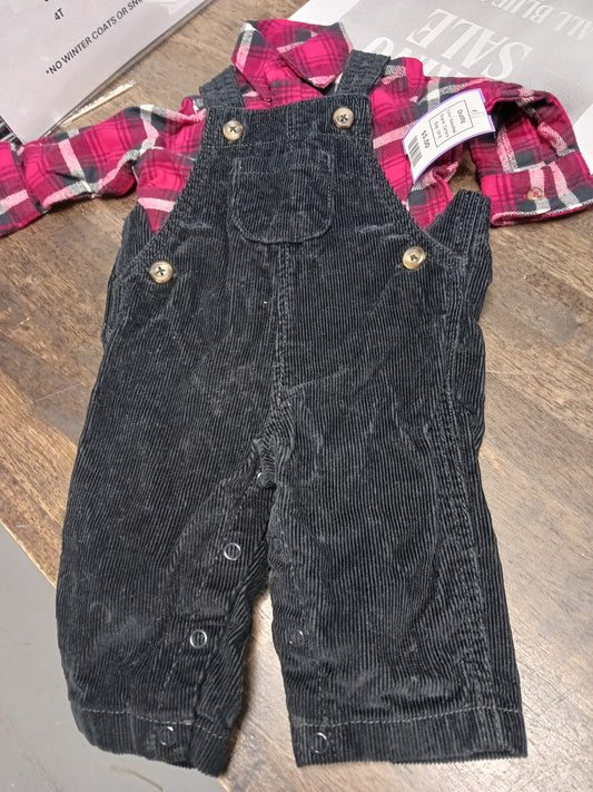 Black/Red Carters Outfit, 3M B