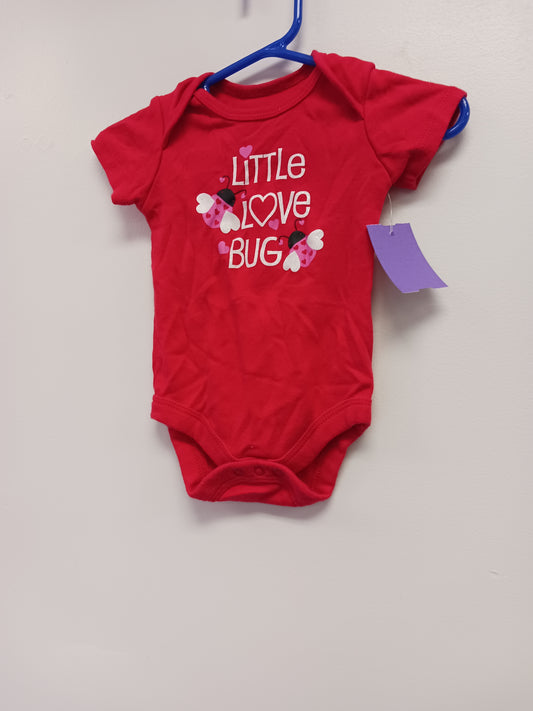 Red Little Love Bug  Onesie, NB G