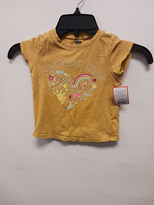 Yellow Old Navy Forever Kind Tshirt, 2T G