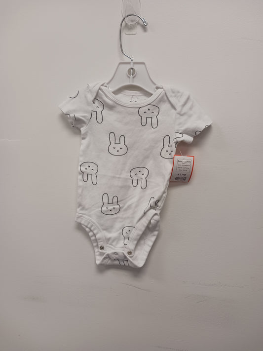 white/black Lamaze Bunny Onesie, 9M B