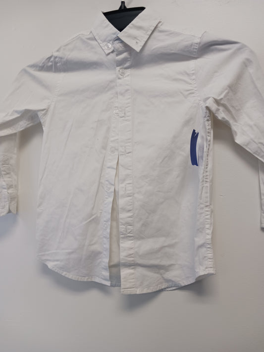 white Granite Day Long Sleeve Button Down Shirt, 6 B