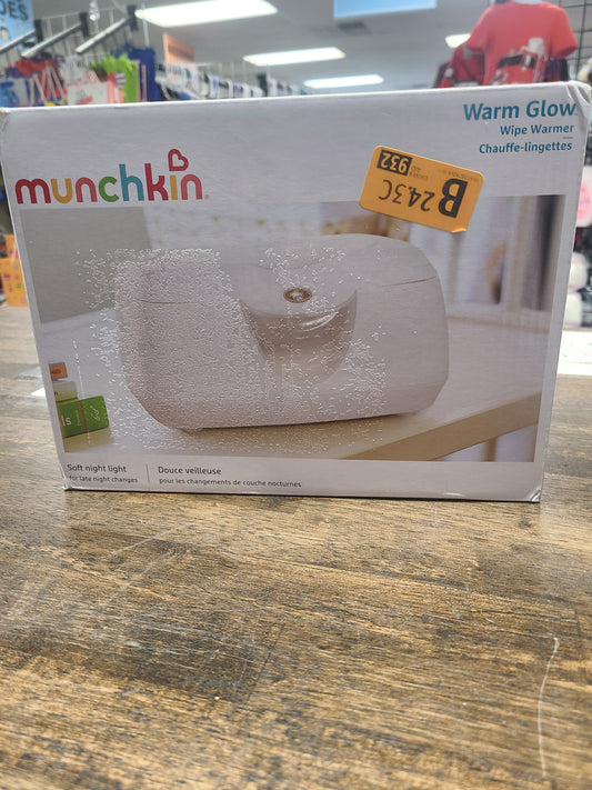 White Munchkin Warm Glow Wipe Warmer