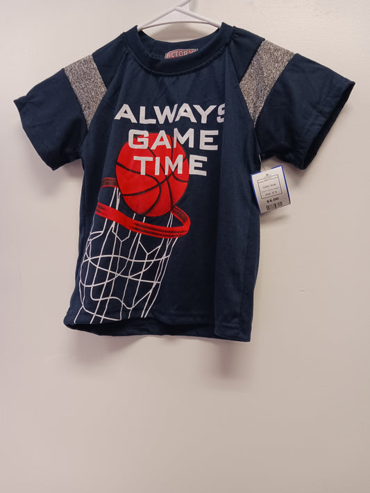 blue Victory League Always Game Time Tshirt, 3T B