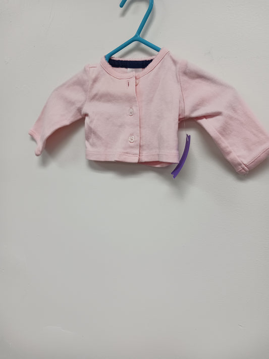 Pink Carters Cardigan, NB G