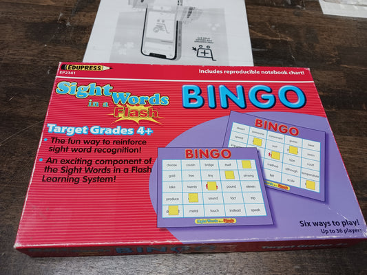 Bingo w/ Sight words