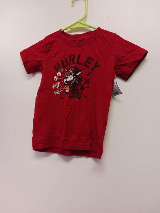 red Hurley Cat Tshirt, 4T B