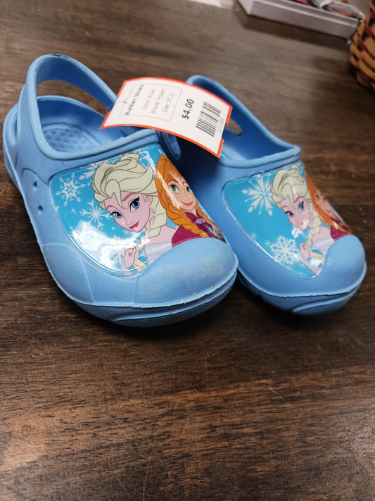 Blue Frozen Rubber Shoes, 5C G