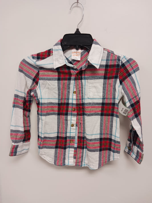 Red/White/Blue Jumping Beans Flannel, 5T B
