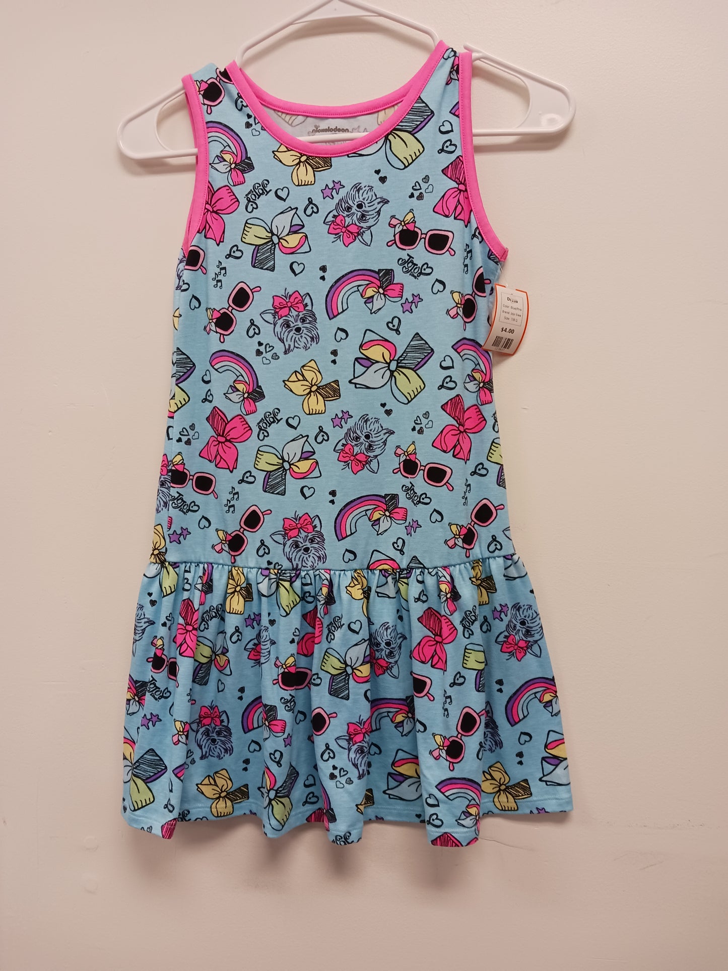 Blue/Pink Jojo Siwa Dress, 7/8 G