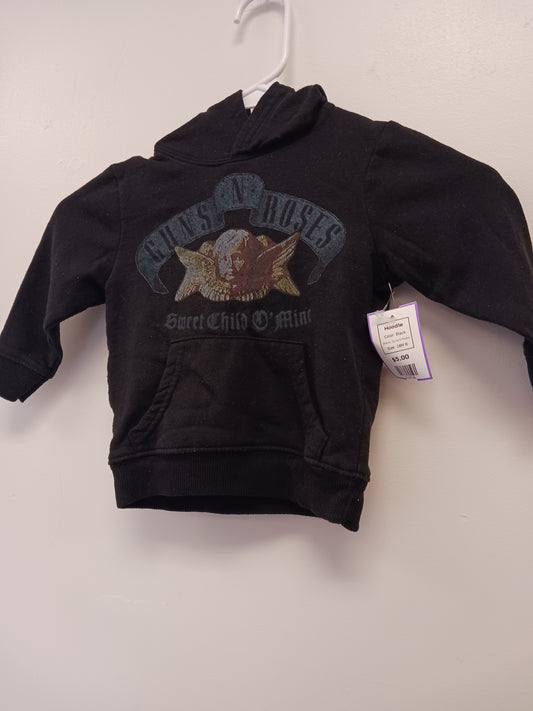 Black Guns N Roses Hoodie, 18M B