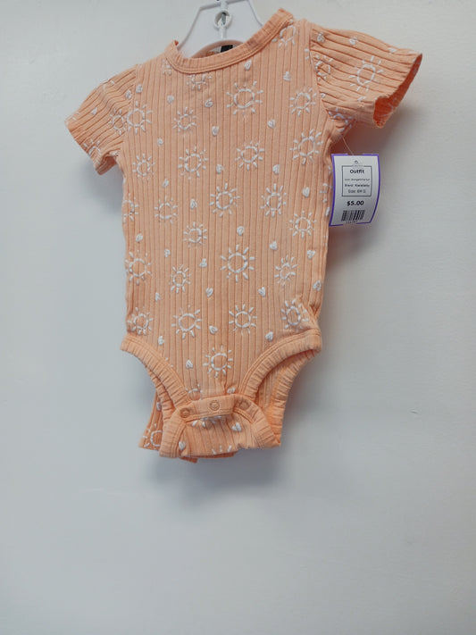 Orange/White Sun Koalababy Outfit, 6M G