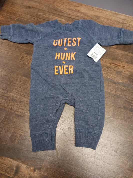 Navy Carters Pant One Piece, 3M B