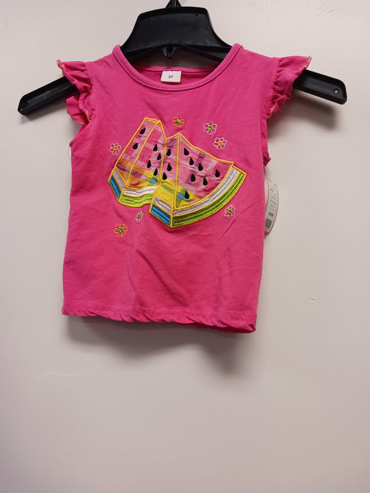 Pink Boutique Watermelon Tshirt, 2T G