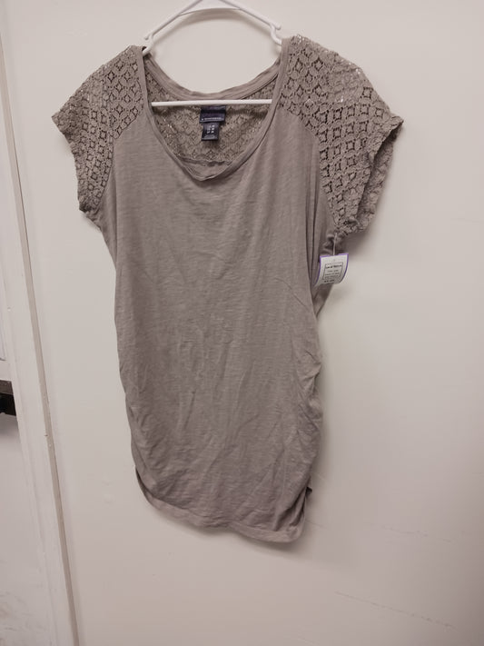 grey Oh Baby Lace Tshirt, Medium
