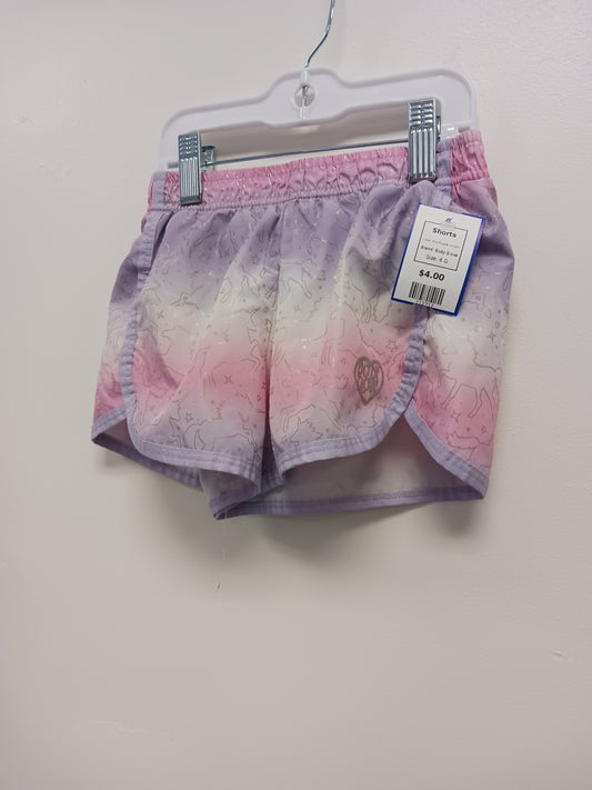 Pink/Purple Unicorn Body Glove Shorts, 6 G