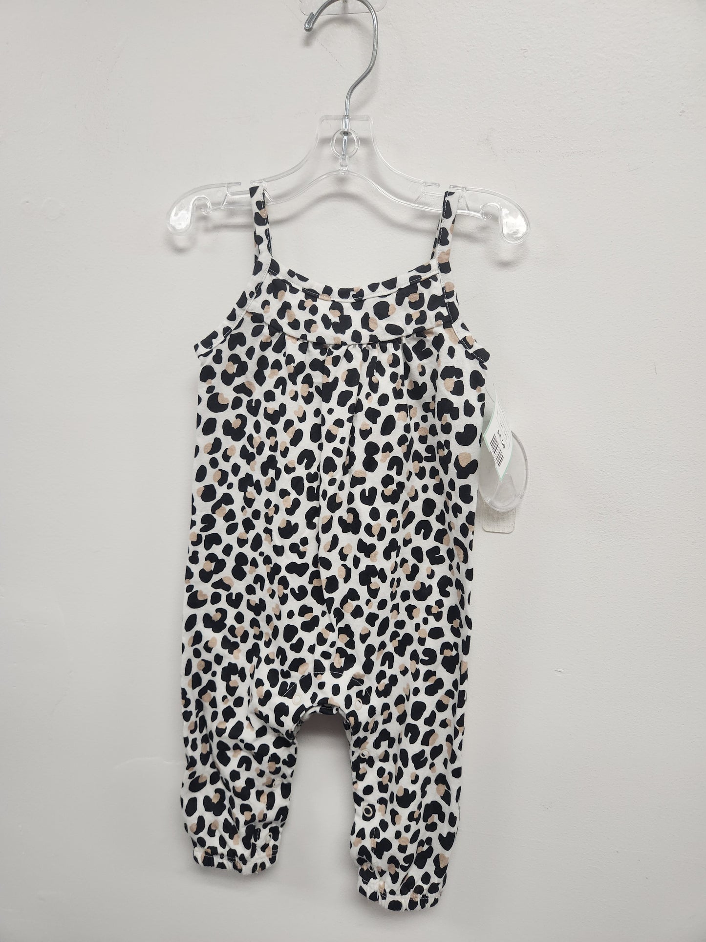 White/Black/Tan Cheetah Bundles Baby Place Pant One Piece, 3M G