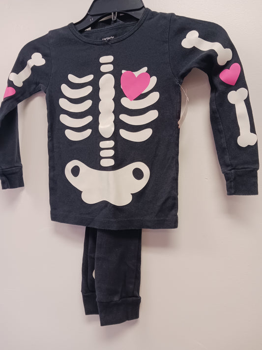 Black Carters 2 Piece Halloween PJS, 5T G