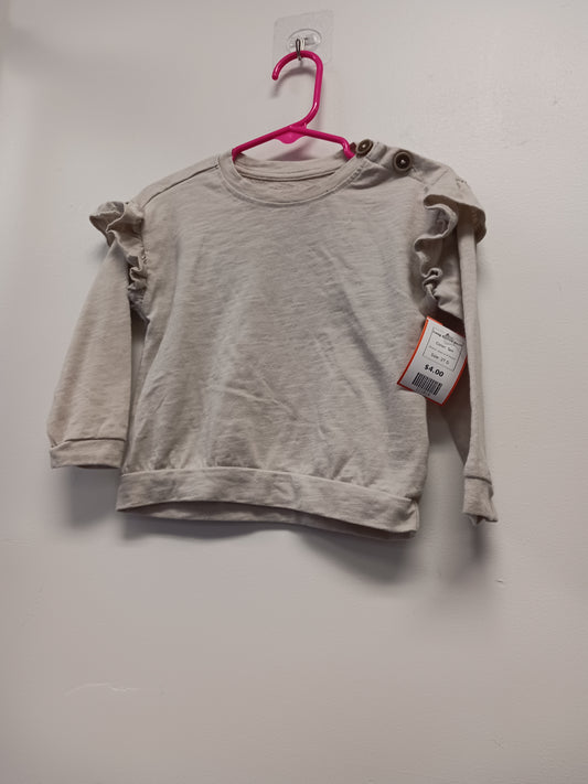 Tan Jessica Simpson Long Sleeve Shirt, 2T G