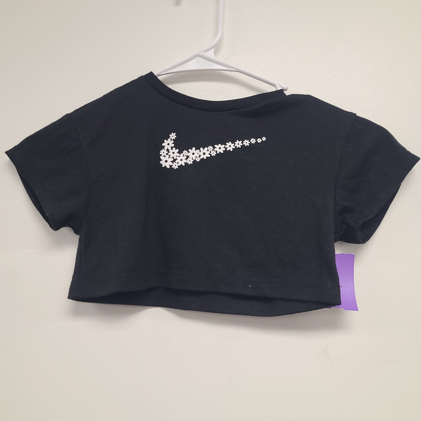 Black/White Flower Nike Shirt, 12M G