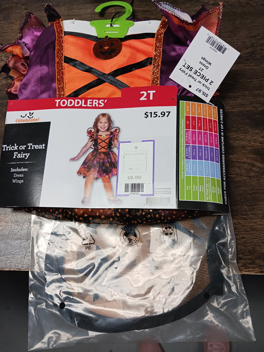 Purple/Orange Way To Celebrate Trick Or Treat Fairy, 2T G
