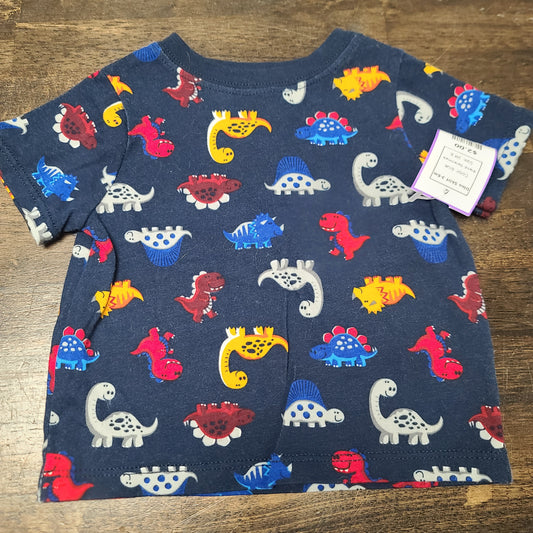 blue Garanimals Dino Shirt 3-6m, 3M B