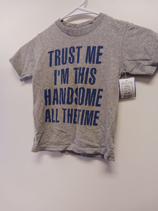 grey JME Handsome Tshirt, 3T B