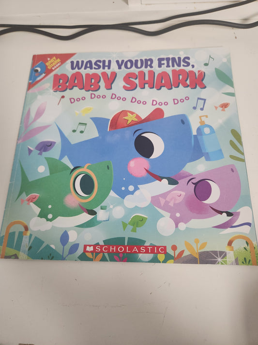 Wash Your Fins, Baby Shark Book