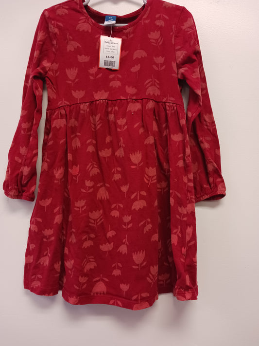 Red Old Navy Tulip Dress, 5T G