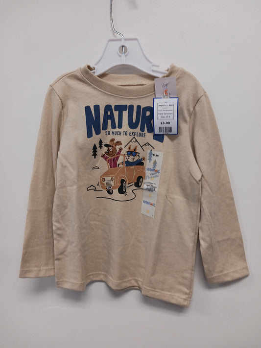 Tan Adventure Garanimals Longsleeve Shirt, 2T B