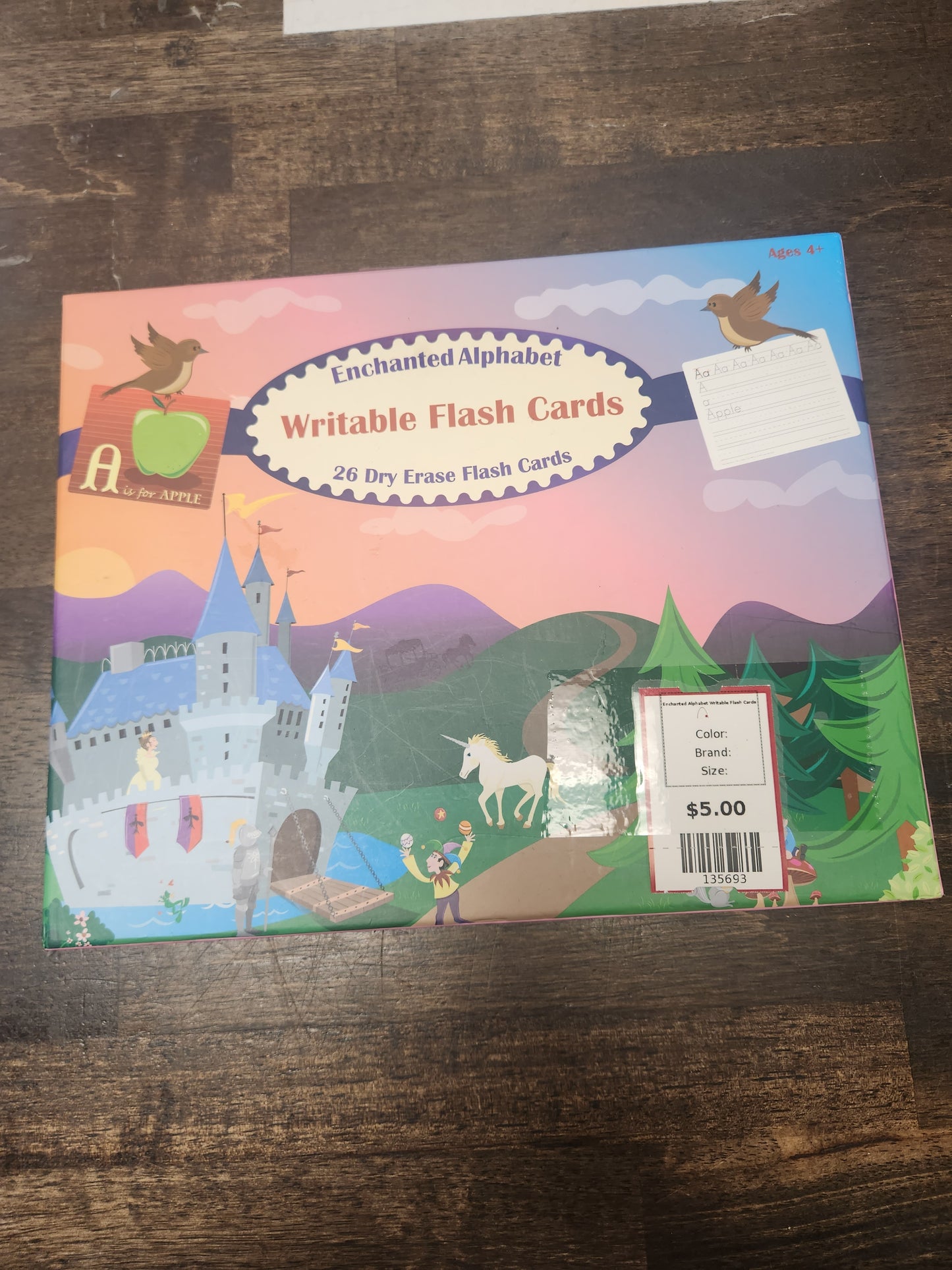 Enchanted Alphabet Writable Flash Cards