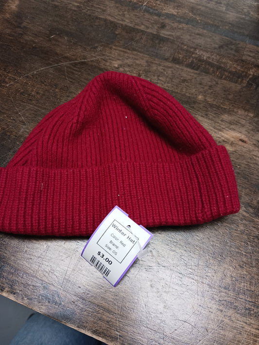 Red  Winter Hat, OS