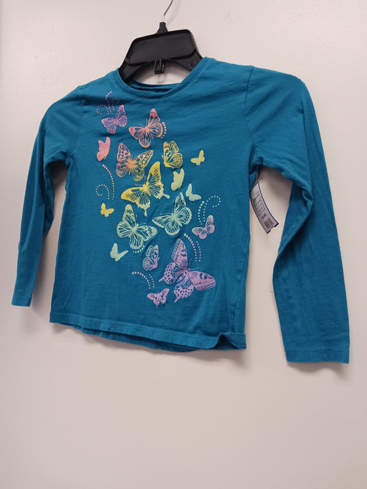Blue Butterfly Childrens Place Longsleeve Shirt, 5T G