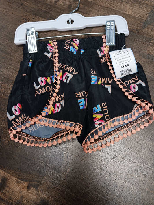 Black/Pink Love Boutique Shorts, 12M G
